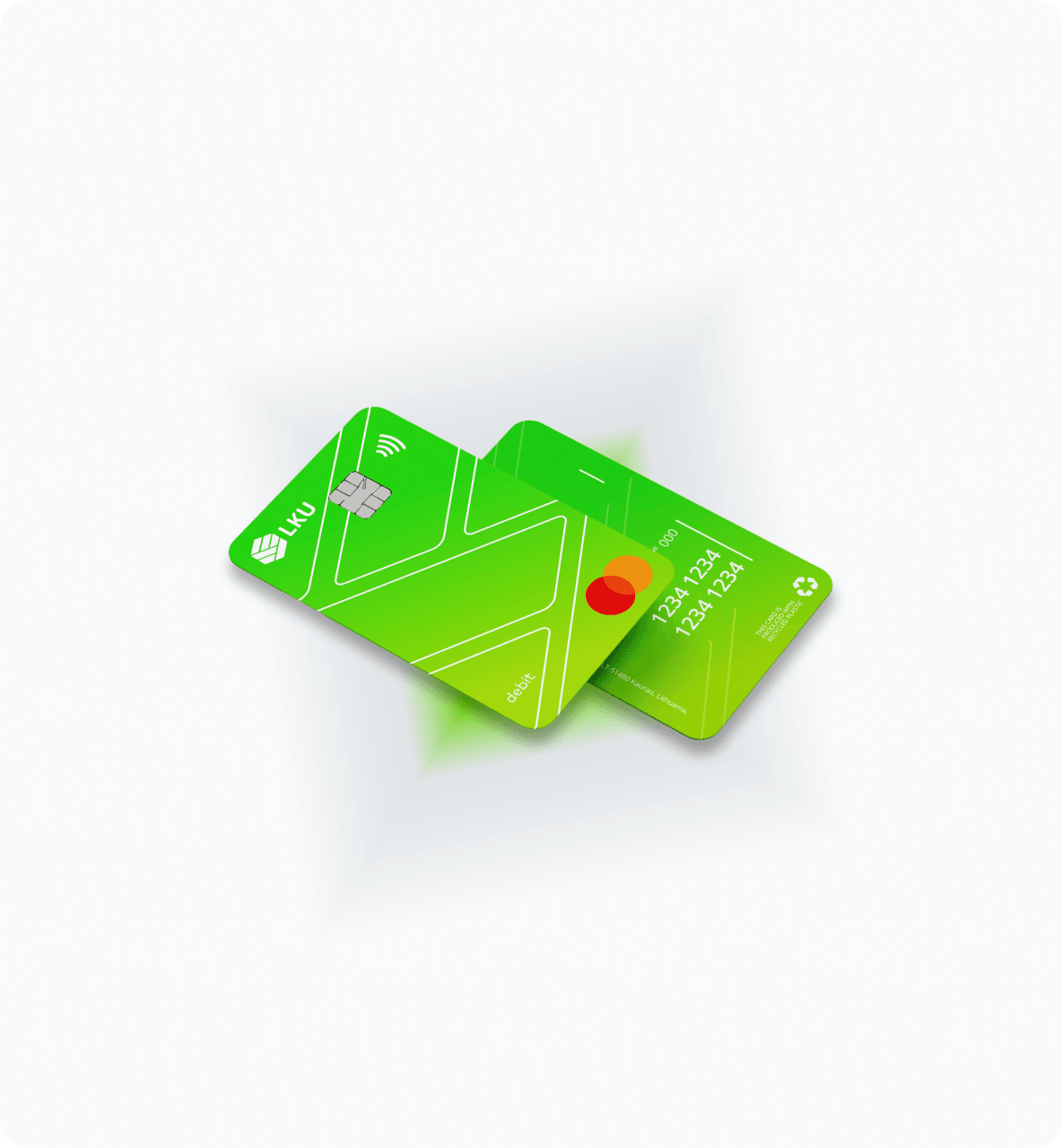 LKU Mastercard debit kortelės
