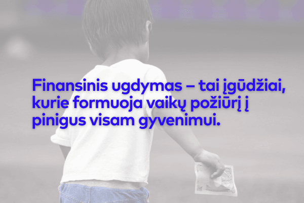 R. Šukevičius: 20 % tėvų neturi laiko kalbėtis su vaikais apie pinigus